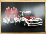 2022-1982 HDT Retro Autograph Card Signed by Larry & Jack Perkins