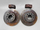 USED Rear Brake Rotors, Hats & Brake Pads Ex PE 013