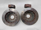 USED Rear Brake Rotors, Hats & Brake Pads Ex PE 013