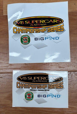 V8Supercars Decals/Stickers Assorted