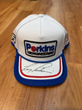1991 Perkins Engineering #05 #11 Retro Cap SIGNED BY LARRY PERKINS