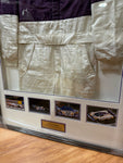 Larry Perkins Silk Cut Jaguar 1988 TWR Le Mans 24 Hour Framed Racing Suit