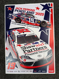 LIMITED EDITION Autographed Jack Perkins Portland 2025 NASCAR Xfinity Series Poster/Print