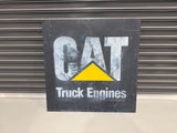 Original CAT Truck Engines tin sign