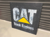 Original CAT Truck Engines tin sign