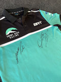 Snowy River Racing BRT Polo Shirt signed by James Courtney & Jack Perkins