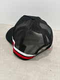 Perkins Engineering Red and White Striped Trucker Cap