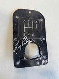 PE Gear Shift Cover Signed by Larry Perkins