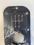 PE Gear Shift Cover Signed by Larry Perkins