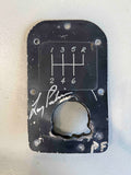 PE Gear Shift Cover Signed by Larry Perkins