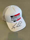 Perkins Motorsport Retro Truckers Cap Signed by Larry Perkins