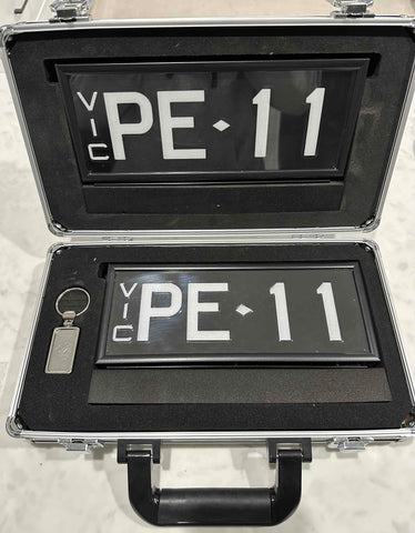 "PE 11" Custom Victorian Number Plates